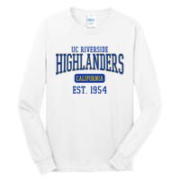 Uc Riverside Highlanders Est. Date Tall Long Sleeve T-Shirt