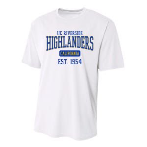 Uc Riverside Highlanders Est. Date Performance Sprint T-Shirt