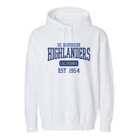 Uc Riverside Highlanders Est. Date Garment-Dyed Fleece Hoodie