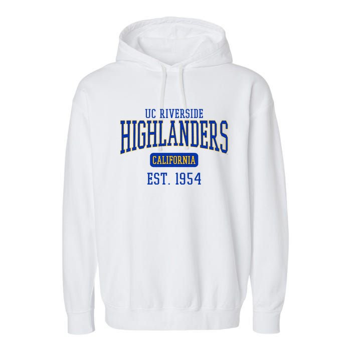 Uc Riverside Highlanders Est. Date Garment-Dyed Fleece Hoodie