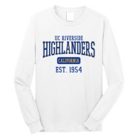 Uc Riverside Highlanders Est. Date Long Sleeve Shirt