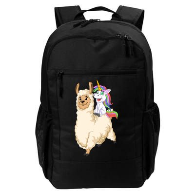 Unicorn Riding Llama Backpack