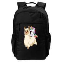 Unicorn Riding Llama Backpack