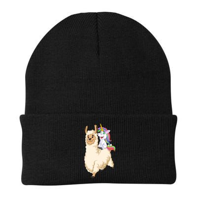 Unicorn Riding Llama Beanie