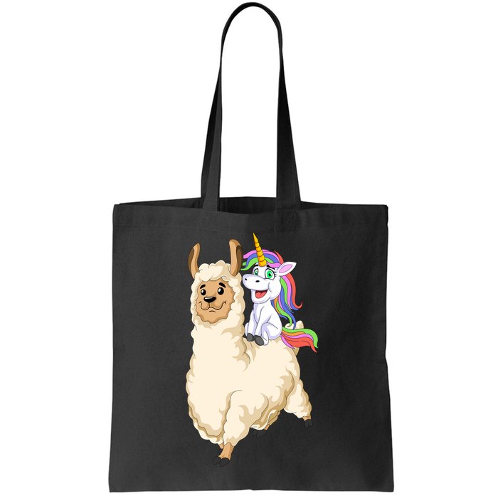 Unicorn Riding Llama Bag