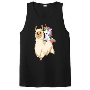 Unicorn Riding Llama PosiCharge Competitor Tank