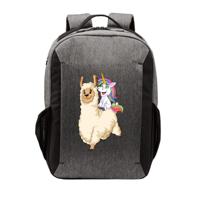 Unicorn Riding Llama Vector Backpack