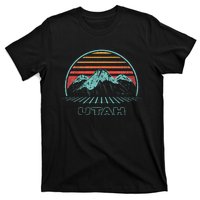 Utah Retro Mountain Hiking 80s Style T-Shirt