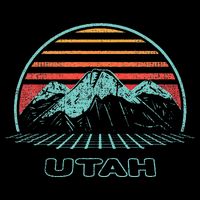 Utah Retro Mountain Hiking 80s Style Backpack