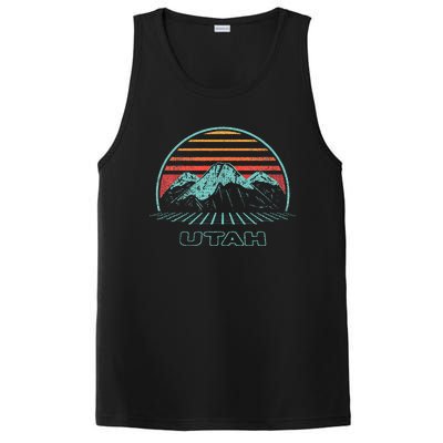 Utah Retro Mountain Hiking 80s Style PosiCharge Competitor Tank