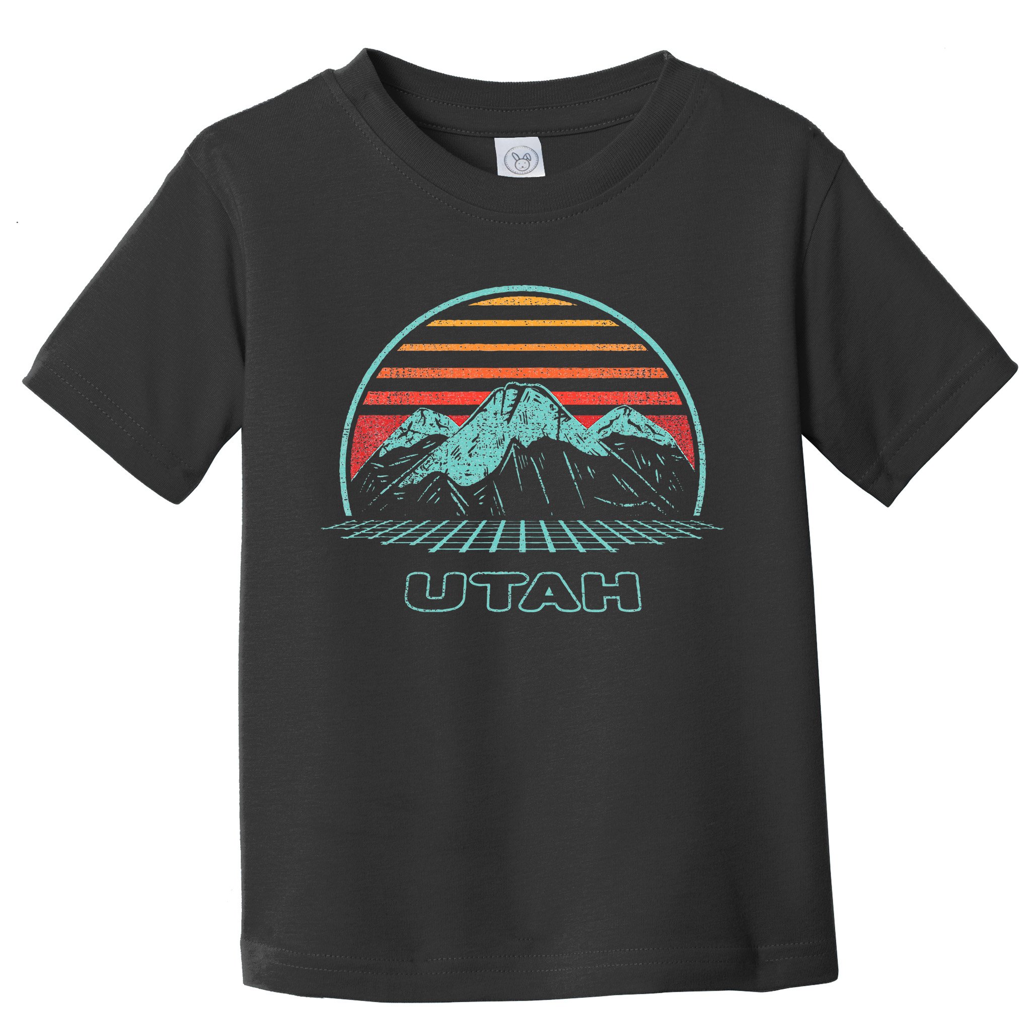 Utah Retro Mountain Hiking 80s Style Toddler T-Shirt