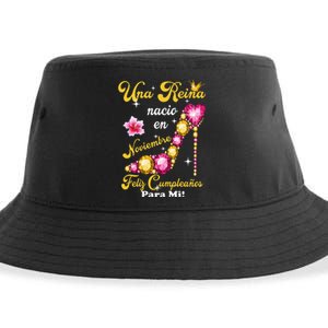 Una Reina Nacio En Noviembre Feliz Cumpleanos Para Mi Sustainable Bucket Hat