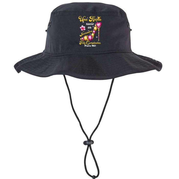 Una Reina Nacio En Noviembre Feliz Cumpleanos Para Mi Legacy Cool Fit Booney Bucket Hat