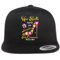 Una Reina Nacio En Noviembre Feliz Cumpleanos Para Mi Flat Bill Trucker Hat