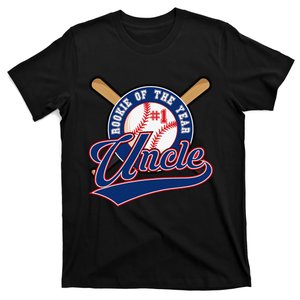 Uncle Rookie of Year 1st Birthday Baseball Theme Matching T-Shirt