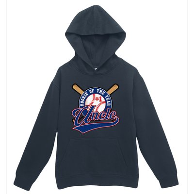 Uncle Rookie of Year 1st Birthday Baseball Theme Matching Urban Pullover Hoodie