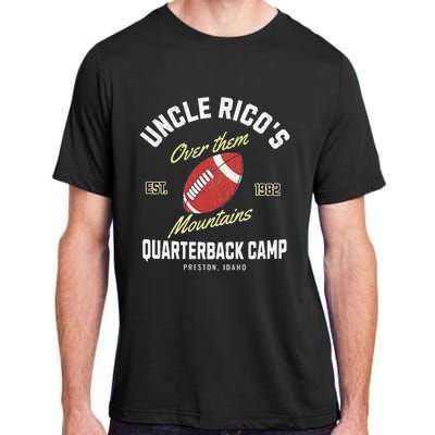 Uncle RicoS Over Them Mountains Quarterback Camp Adult ChromaSoft Performance T-Shirt