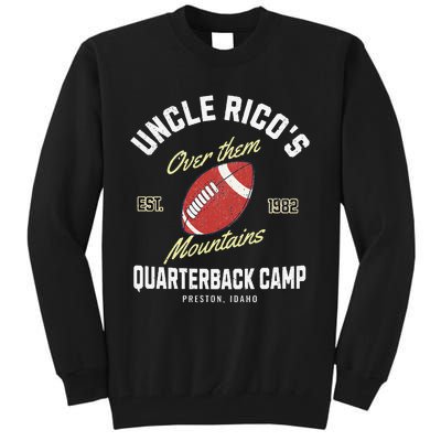 Uncle RicoS Over Them Mountains Quarterback Camp Tall Sweatshirt