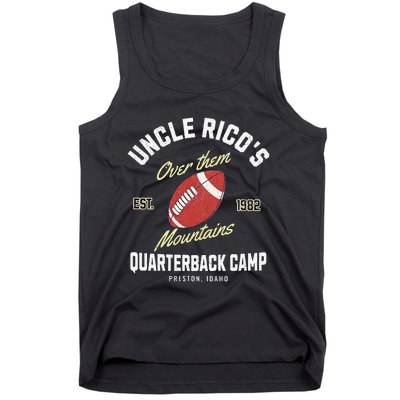 Uncle RicoS Over Them Mountains Quarterback Camp Tank Top