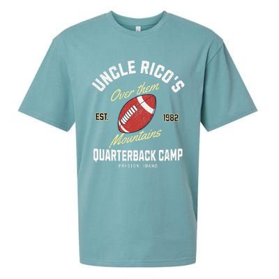 Uncle RicoS Over Them Mountains Quarterback Camp Sueded Cloud Jersey T-Shirt