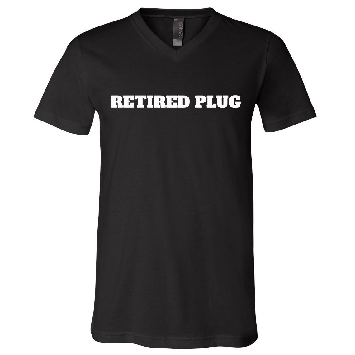 Unprofessional Retired Plug V-Neck T-Shirt