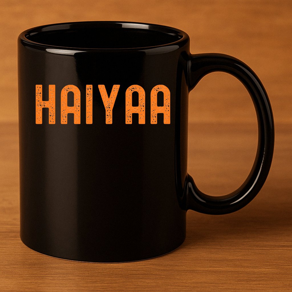 Uncles Roger Print Hilarious Haiyaa Chef Uncle 11oz C Handle Ceramic Mug