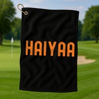Uncles Roger Print Hilarious Haiyaa Chef Uncle Golf Towel