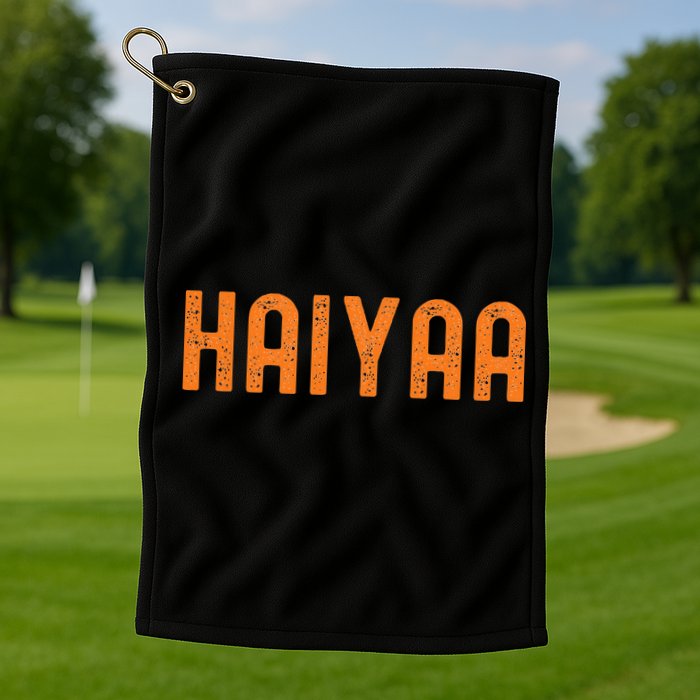 Uncles Roger Print Hilarious Haiyaa Chef Uncle Golf Towel