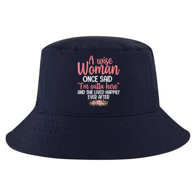 Unique Retirement Retired Grandma Mom Retire Cool Comfort Performance Bucket Hat