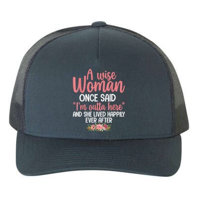 Unique Retirement Retired Grandma Mom Retire Yupoong Adult 5-Panel Trucker Hat