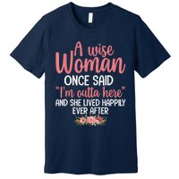 Unique Retirement Retired Grandma Mom Retire Premium T-Shirt