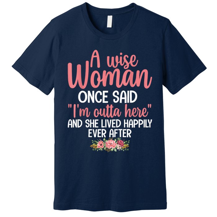 Unique Retirement Retired Grandma Mom Retire Premium T-Shirt