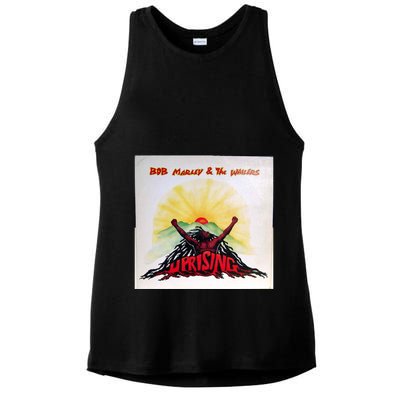 Uprising Reggae Rasta Dreadlocks Dread Ladies PosiCharge Tri-Blend Wicking Tank