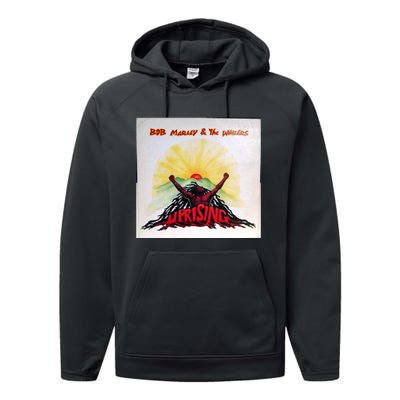 Uprising Reggae Rasta Dreadlocks Dread Performance Fleece Hoodie