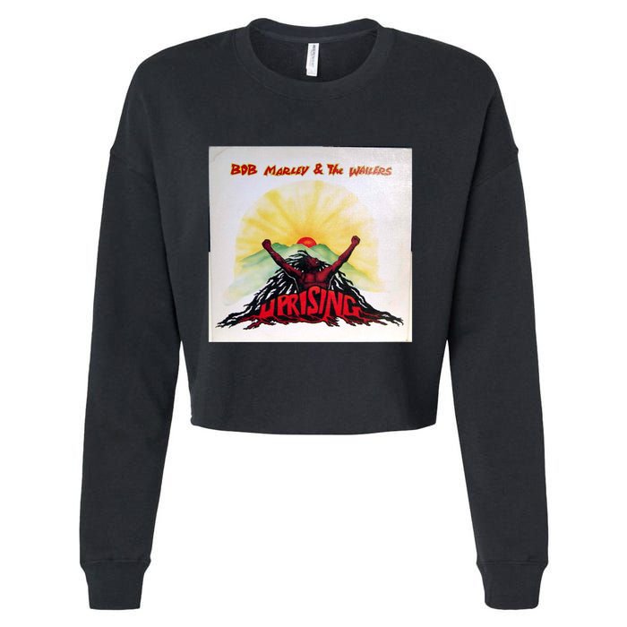 Uprising Reggae Rasta Dreadlocks Dread Cropped Pullover Crew