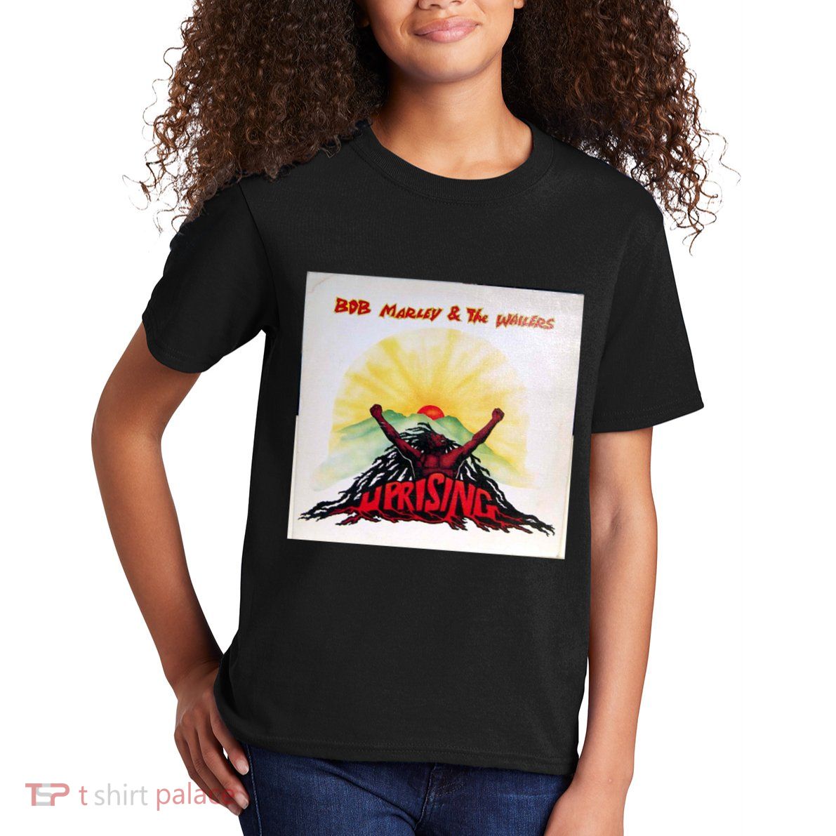 Uprising Reggae Rasta Dreadlocks Dread Kids T-Shirt