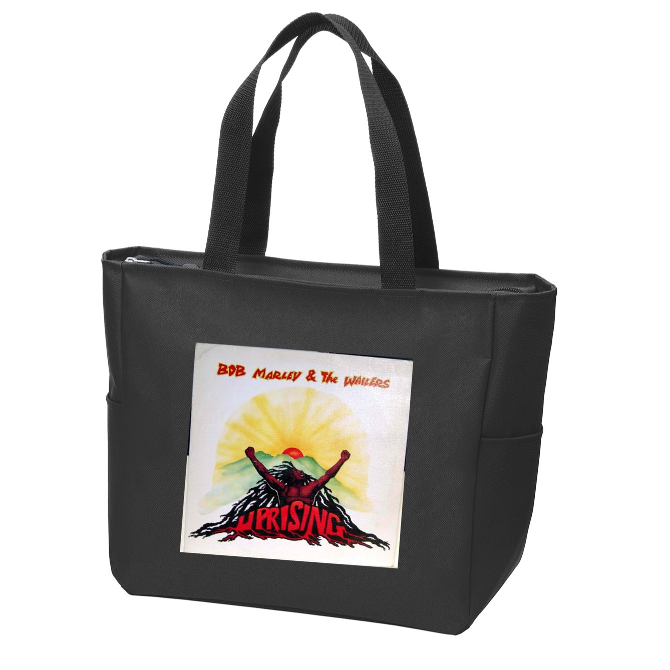 Uprising Reggae Rasta Dreadlocks Dread Zip Tote Bag