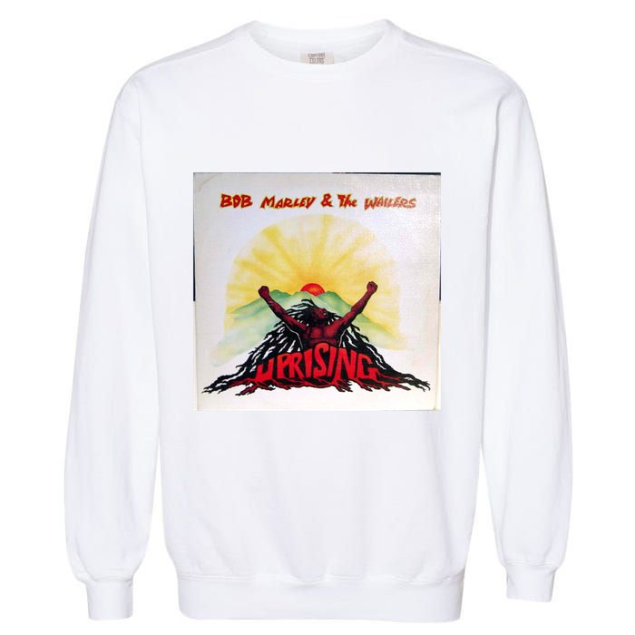 Uprising Reggae Rasta Dreadlocks Dread Garment-Dyed Sweatshirt