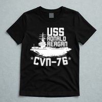 Uss Ronald Regan Cvn76 Aircraft Carrier For A Veteran T-Shirt
