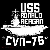 Uss Ronald Regan Cvn76 Aircraft Carrier For A Veteran Tall T-Shirt