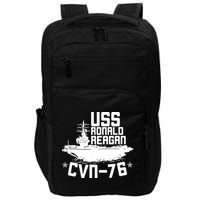 Uss Ronald Regan Cvn76 Aircraft Carrier For A Veteran Impact Tech Backpack