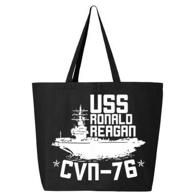 Uss Ronald Regan Cvn76 Aircraft Carrier For A Veteran 25L Jumbo Tote