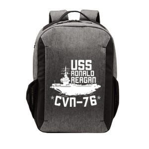 Uss Ronald Regan Cvn76 Aircraft Carrier For A Veteran Vector Backpack