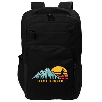 Ultra Runner Retro Style Vintage UltraMarathon Impact Tech Backpack