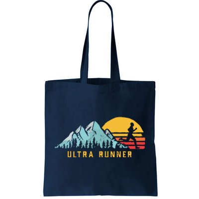 Ultra Runner Retro Style Vintage UltraMarathon Tote Bag