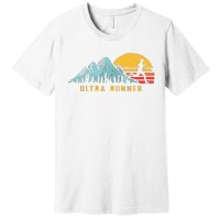 Ultra Runner Retro Style Vintage UltraMarathon Premium T-Shirt