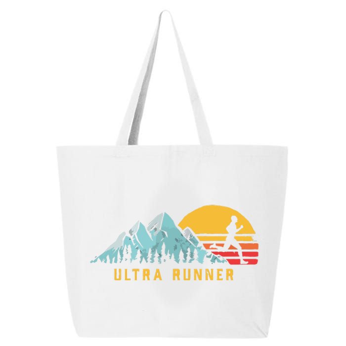 Ultra Runner Retro Style Vintage UltraMarathon 25L Jumbo Tote