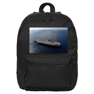 Uss Ronald Reagan 16 in Basic Backpack