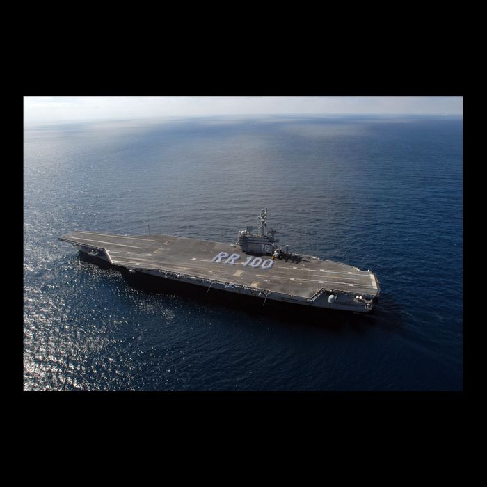 Uss Ronald Reagan 16 in Basic Backpack