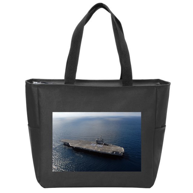Uss Ronald Reagan Zip Tote Bag